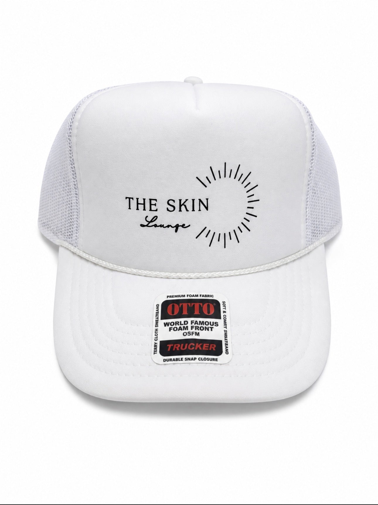 White + Black Skin Lounge hat