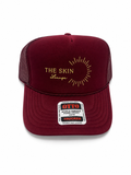 Maroon + Yellow skin lounge hat